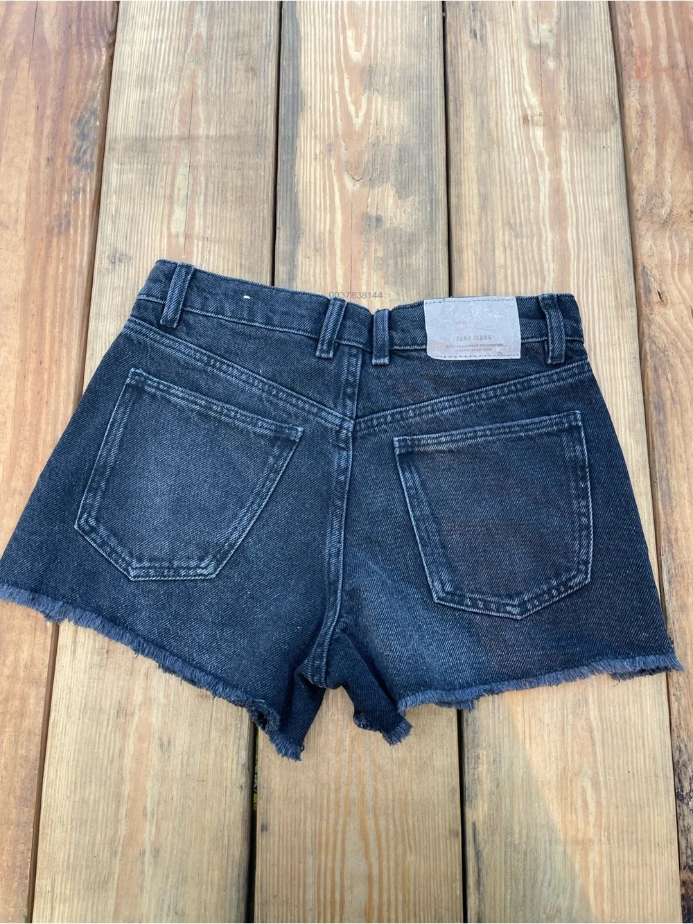 Zara Kids Black Denim Shorts- Size 11-12